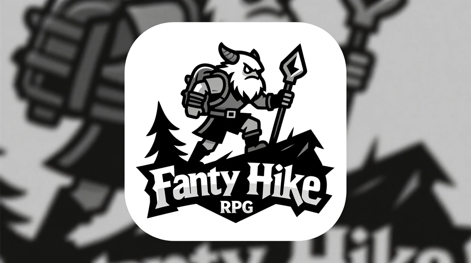 a logo featuring fancy hike made by piclumen ai logo generator